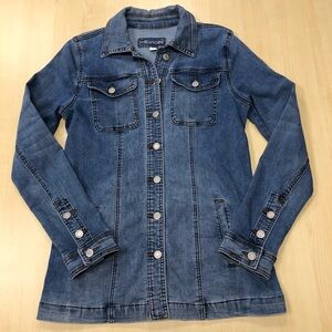 Maurices Longer Length Denim Jacket Size Small